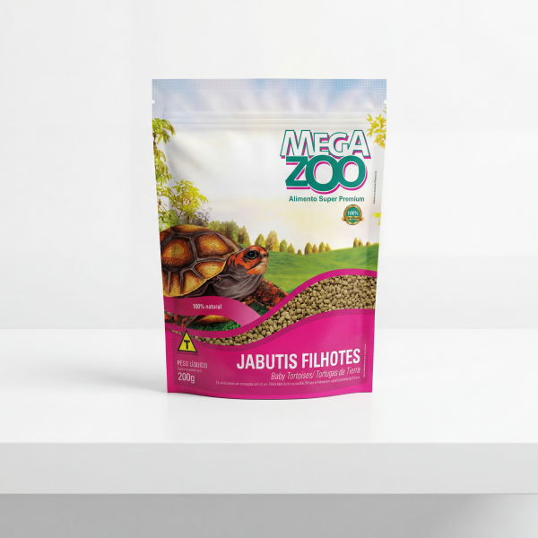 Ração MegaZOO Jabutis Filhotes 200 g