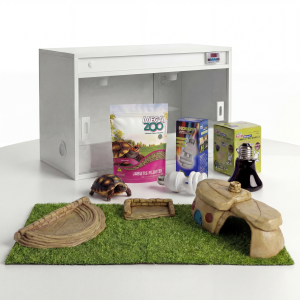 KIT SUPER PREMIUM -1 Filhote de Jabuti Microchipado +1 Ração Grátis +1 Terrário +1 Kit Croma +1 Lâmpada UVA/UVB +1 Lâmpada de aquecimento